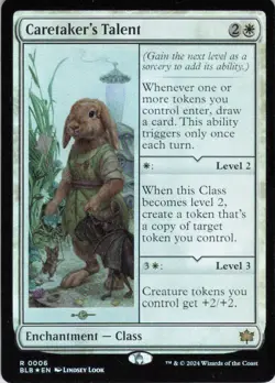 MTG Caretaker's Talent (6) | LP Foil | Bloomburrow {BLB} - Image 2