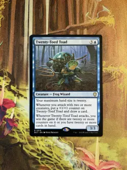 Twenty-Toed Toad [Bloomburrow Commander] NM MTG - Image 1
