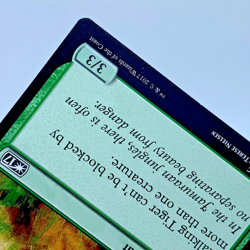 Magic the Gathering Stalking Tiger Regular Common W17 2017 Welcome Deck - Image 5