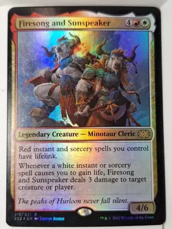 Firesong and Sunspeaker - Double Masters - Magic the Gathering MTG Nice! - Image 1