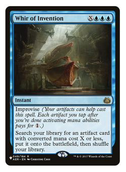 MTG - Whir of Invention - Rare Instant - The List: Aether Revolt (AER) - M/NM - Image 1