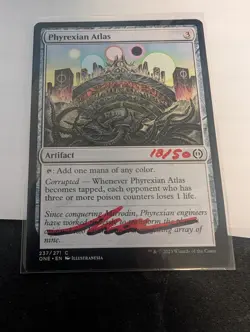 Phryexian Atlas Artist Proof -Painted, Insane Detail! Magic The Gathering - Image 2