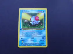 Pokemon-Tentacool-56/62-Common-Fossil-Vintage-1st Edition - Image 1