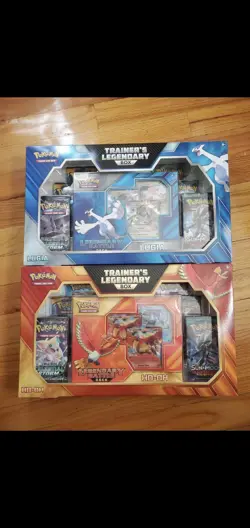 BRAND NEW Pokemon Trainers Legendary Box Set of 2 Ho-oh & Lugia Celestial Storm - Image 1