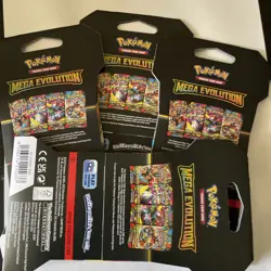 Pokemon Mega Evolution Sleeved Booster Pack Lot Of 4 sealed - Image 2