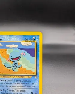 Wooper 82/111 - Neo Genesis 1st Edition Regular - Vintage Pokemon TCG - LP - Image 3