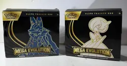 Pokemon TCG Mega Evolution Set of 2 ETBs: Gardevoir & Lucario *OPEN BOX/READ* - Image 1