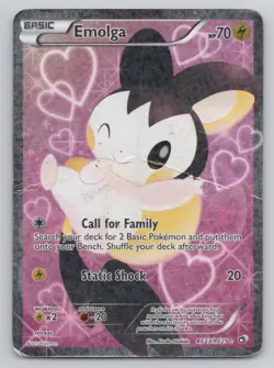 Pokemon TCG Emolga (Full Art) Ultra Rare Legendary Treasures: Radiant Collection - Image 1