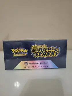 POKEMON Surging Sparks Pokemon Center PC ETB - NEW & SEALED - Image 5