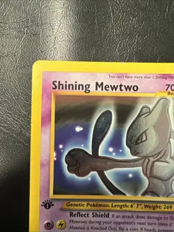 Shining Mewtwo 109/105 Neo Destiny Holo Pokemon 1st Edition - Image 2