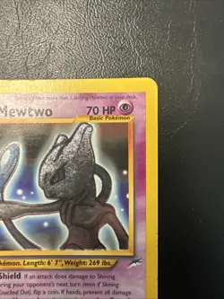 Shining Mewtwo 109/105 Neo Destiny Holo Pokemon 1st Edition - Image 3