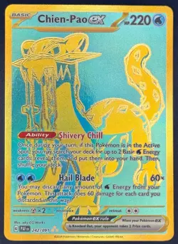 Chien-Pao ex 242/091 Pokemon TCG SV: Paldean Fates Hyper Rare Near Mint - Image 1