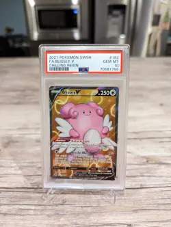 Pokemon TCG Blissey V Full Art (182/198) Chilling Reign (PSA 10) - Image 1