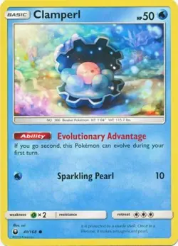 4X Clamperl 41/168 S&M Celestial Storm Common PERFECT MINT! Pokemon - Image 1