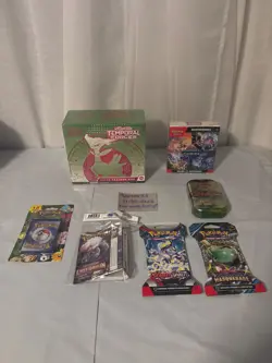 Large Sealed Pokemon Lot, mixed sets , collection , sealed, tins - Image 1