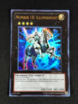 YUGIOH NUMBER 10 ILLUMIKNIGHT PHSW-EN041 ULTRA NM - Image 1