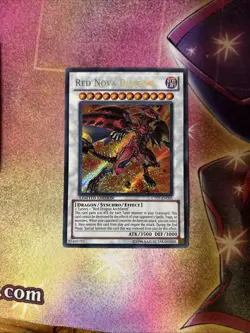 (Ey) Yugioh Red Nova Dragon CT07-EN005 Secret Rare Limited Edition VLP - Image 1
