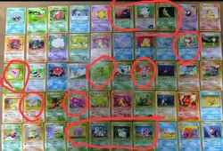 Pokemon Card Game Japanese Lot Set 45 Old Back Vintage 1996 Free Shipping? - Image 3