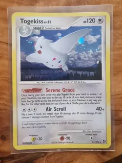 Pokemon TCG Togekiss Holo Card Lv. 51 11/106 Great Encounters 2008 - Image 1