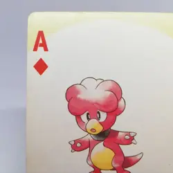 Magby A Dia Pokemon trump playing card Silver Marill Back Nintendo Japan - Image 2