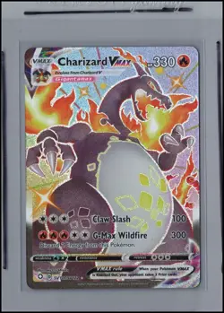 Pokemon Card Charizard VMAX (SV107/SV122) Shining Fates Shiny Rare V or VMAX Foi - Image 1