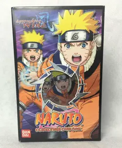 BOX 10 X Naruto Trading Card Game COLLECTABLE RAMPAGE TERNADO APPROACHING WIND - Image 3