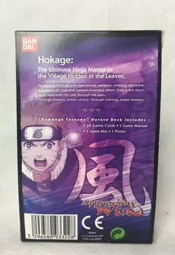 BOX 10 X Naruto Trading Card Game COLLECTABLE RAMPAGE TERNADO APPROACHING WIND - Image 4