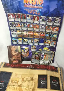 BOX 10 X Naruto Trading Card Game COLLECTABLE RAMPAGE TERNADO APPROACHING WIND - Image 5