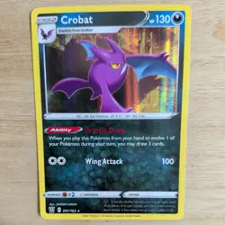 CROBAT 091/163 POKEMON CARD (BATTLE STYLES SET) HOLO - Image 1