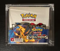 EMPTY XY Evolutions Pokemon Card Booster Box Pack - Image 1