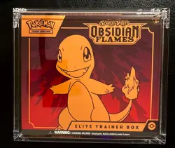 EMPTY Obsidian Flames ETB Elite Trainer Box Pokemon Card Booster Box Pack - Image 1