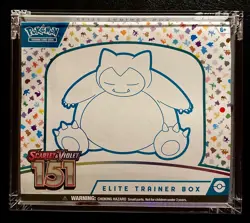 EMPTY 151 Scarlet & Violet ETB Elite Trainer Box Pokemon Card Booster Box Pack - Image 1
