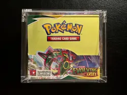 EMPTY Sword & Shield Evolving Skies Pokemon Card Booster Box Pack - Image 1