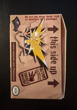 EMPTY 1st Edition Fossil Pokemon Card Booster Box Pack - Image 3