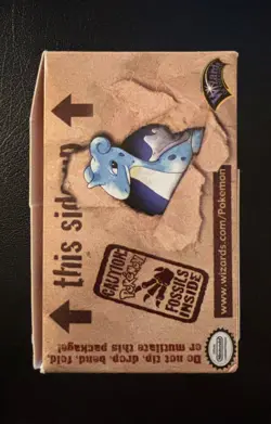 EMPTY 1st Edition Fossil Pokemon Card Booster Box Pack - Image 5