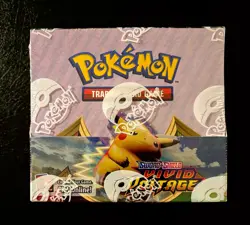 Sealed Sword & Shield Vivid Voltage Pokemon Card Booster Box Pack - Image 1