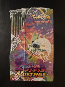 Sealed Sword & Shield Vivid Voltage Pokemon Card Booster Box Pack - Image 3