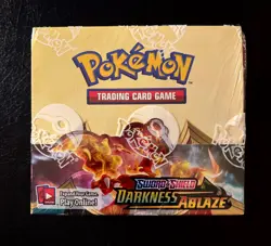 Sealed Sword & Shield Darkness Ablaze Pokemon Card Booster Box Pack - Image 1