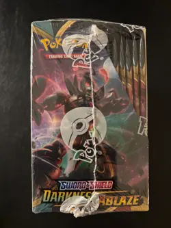 Sealed Sword & Shield Darkness Ablaze Pokemon Card Booster Box Pack - Image 4