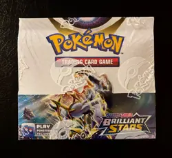 Sealed Sword & Shield Brilliant Stars Pokemon Card Booster Box Pack - Image 1