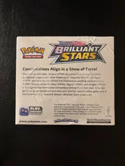 Sealed Sword & Shield Brilliant Stars Pokemon Card Booster Box Pack - Image 2