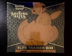 Sealed Shining Fates ETB Elite Trainer Box Pokemon Card Booster Box Pack - Image 1