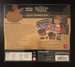 Sealed Shining Fates ETB Elite Trainer Box Pokemon Card Booster Box Pack - Image 2