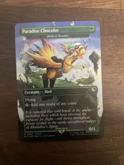 Paradise Chocobo - Birds of Paradise Borderless Foil MTG - Image 1