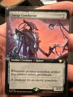 MTG Surge Conductor (Extended Art) Commander: Edge of Eternities Non-Foil 39 - Image 1