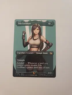 MTG - NM - Tifa Lockhart (Borderless) - FINAL FANTASY (FIN) - #391 - Regular - Image 1