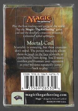 MAGIC THE GATHERING Shadowmoor MORTAL COIL Factory Sealed Theme Deck MTG English - Image 2