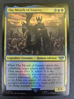MTG - The Mouth of Sauron #216 - Foil - NM/M - LOTR - Image 1