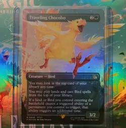 Traveling Chocobo (Borderless) Final Fantasy Foil - Image 2
