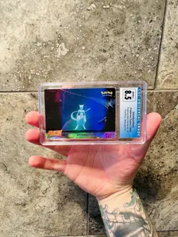 1999 Pokemon Topps Movie MEWTWO ??Introductions?? RAINBOW FOIL Rare CGC 8.5 - Image 1